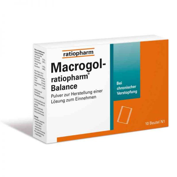 Macrogol-ratiopharm Balance (10 stk)