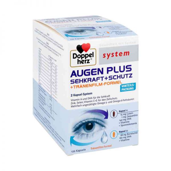 Doppelherz Augen plus Sehkraft+Schutz System Kaps. (120 stk)