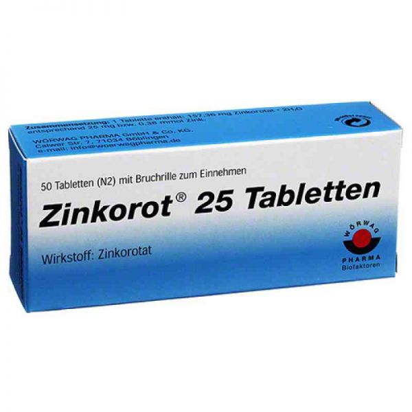 Zinkorot 25 (50 stk)