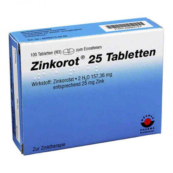 Zinkorot 25 (100 stk)