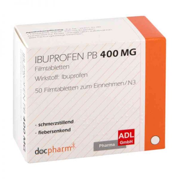 Ibuprofen PB 400mg (50 stk)