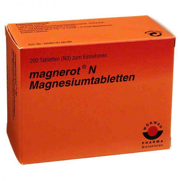 Magnerot N Magnesiumtabletten (200 stk)