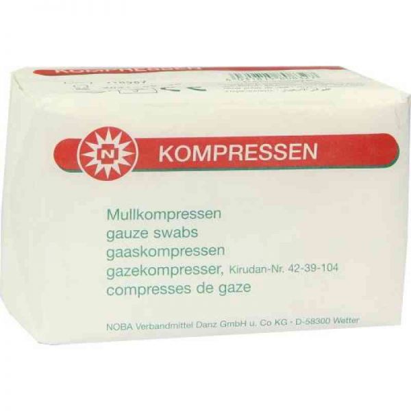 Mullkompressen 7,5x7,5cm 8-fach unsteril (100 stk)