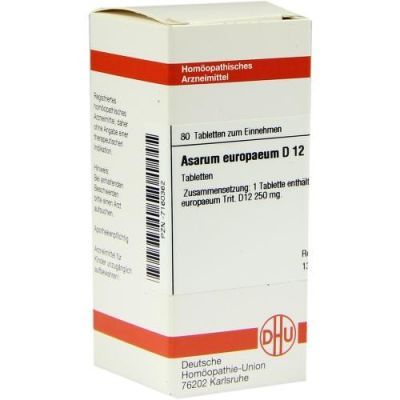 Asarum Europaeum D 12 Tabletten (80 stk)