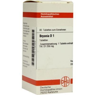 Bryonia D 1 Tabletten (80 stk)