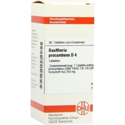 Gaultheria Procumbens D 4 Tabletten (80 stk)