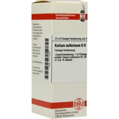 Kalium Sulfuricum D 8 Dilution (20 ml)