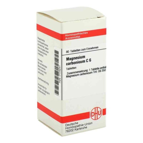 Magnesium Carbonicum C 6 Tabletten (80 stk)