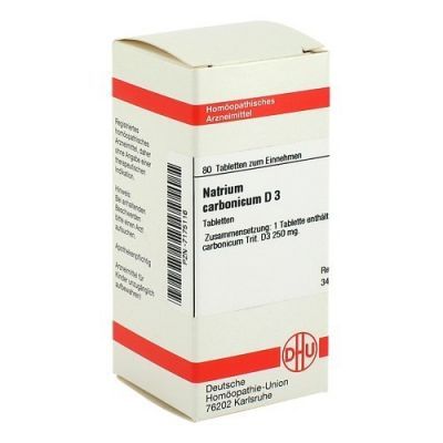 Natrium Carbonicum D 3 Tabletten (80 stk)