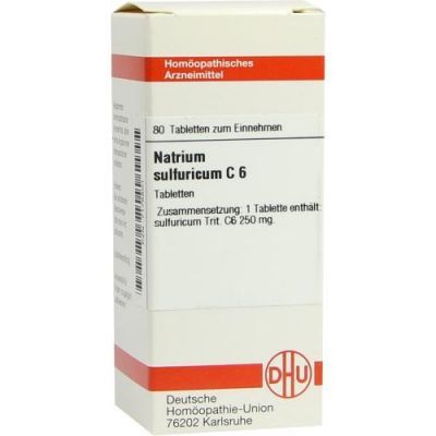 Natrium Sulfuricum C 6 Tabletten (80 stk)