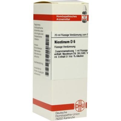 Nicotinum D 6 Dilution (20 ml)