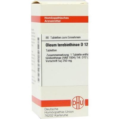 Oleum Terebinthinae D 12 Tabletten (80 stk)