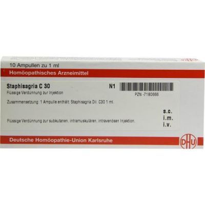 Staphisagria C 30 Ampullen (10X1 ml)