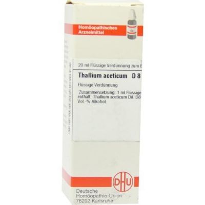 Thallium Acet. D 8 Dilution (20 ml)