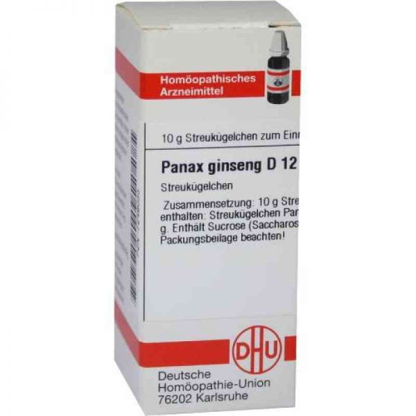 Panax Ginseng D 12 Globuli (10 g)