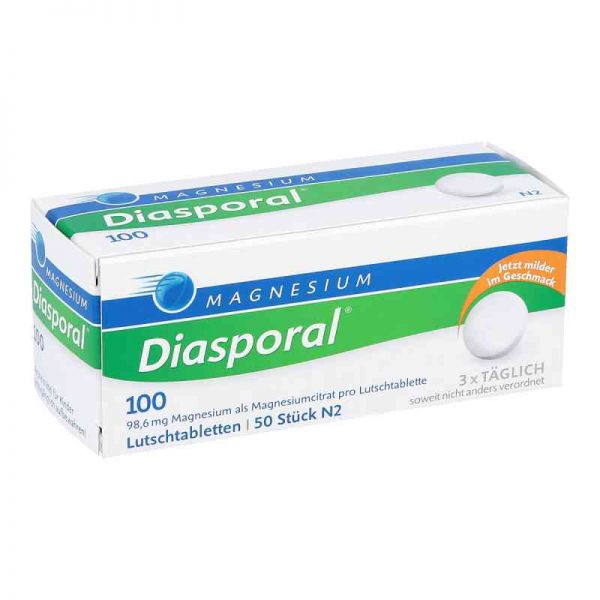 Magnesium Diasporal 100 Lutschtabletten (50 stk)