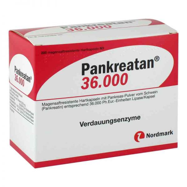 Pankreatan 36000 (200 stk)