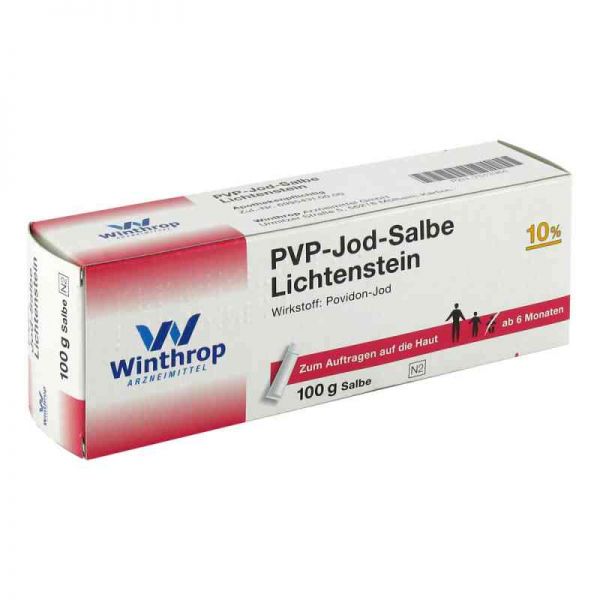 Pvp Jod Salbe Lichtenstein (100 g)