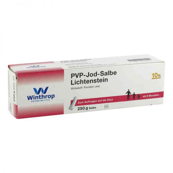 Pvp Jod Salbe Lichtenstein (250 g)