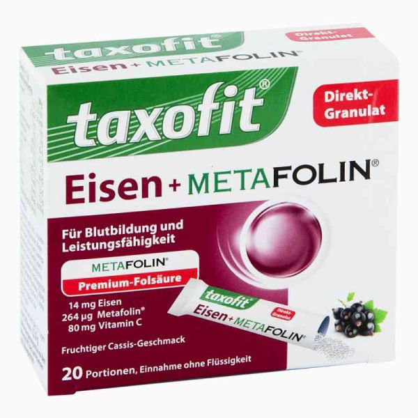 Taxofit Eisen+metafolin Granulat (20 stk)