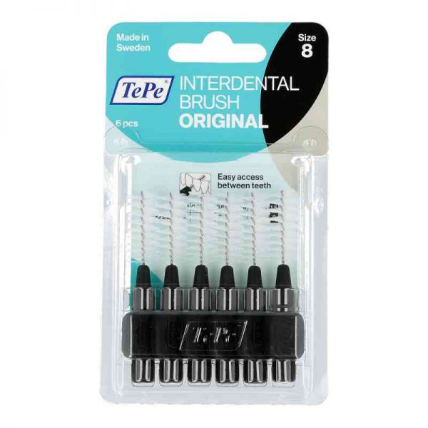 Tepe Interdentalbürste 1,5mm schwarz (6 stk)