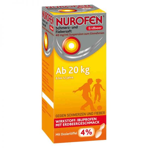 Nurofen Schmerz- und Fiebersaft Erdbeer 40mg/ml (150 ml)