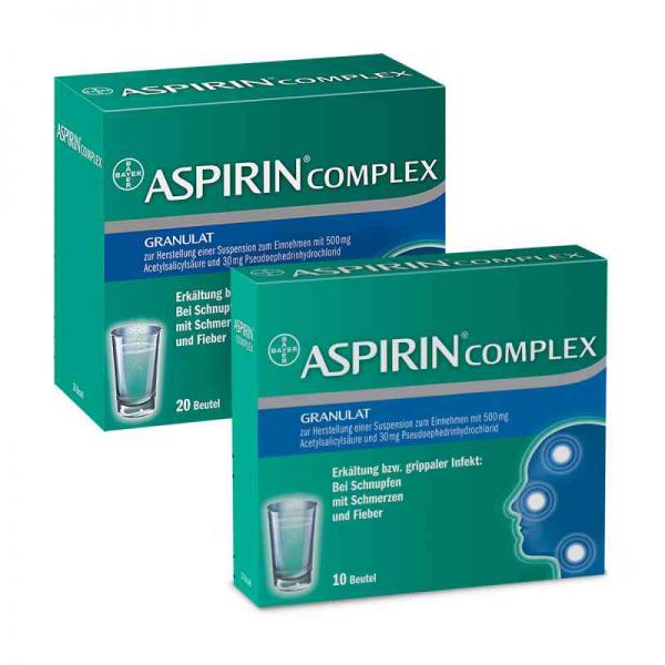 Aspirin Complex Granulat Sparpaket (20 + 10 stk)