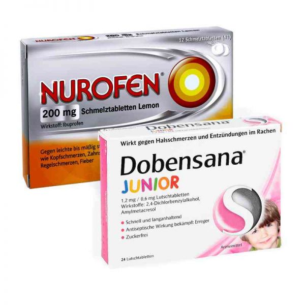 Dobensana Junior Lutschtabletten 24 Stück / Nurofen 200mg 12 Stü (1 stk)