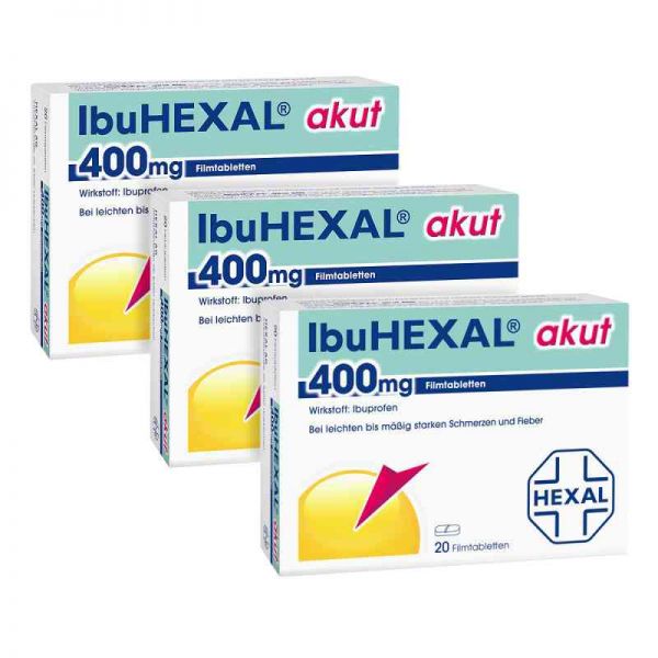 IbuHEXAL akut 400 (3x20 stk)