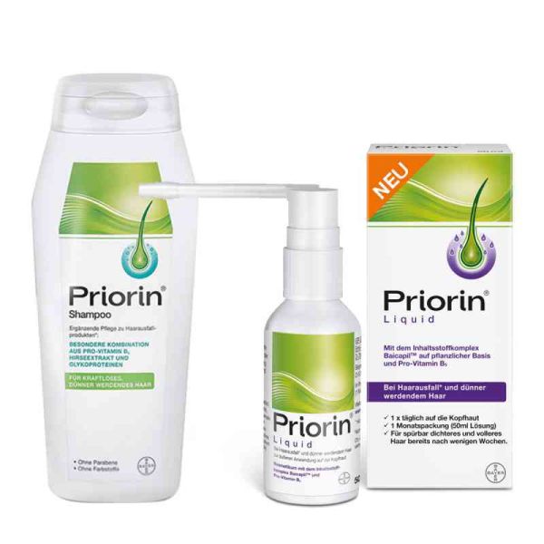 Priorin Shampoo und Liquid Pumplösung bei Haarausfall (1 stk)