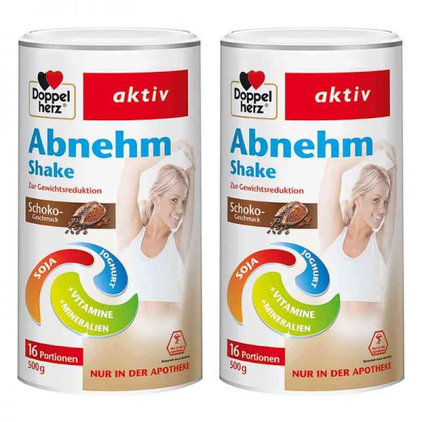 Doppelherz Abnehm Shake Schoko 2er Paket (2x 500g )