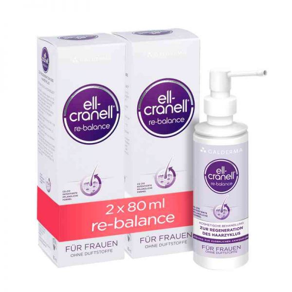 Ell-cranell re-balance für Frauen Lösung 12-Wochen-Kur (2x80 ml)