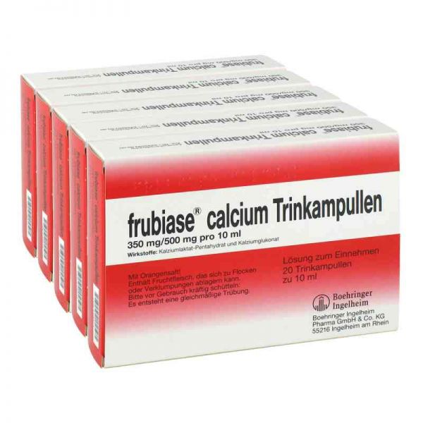 Frubiase Calcium T Trinkampullen (5X20 stk)