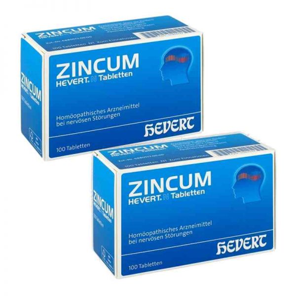 Zincum Hevert N Tabletten (2X100 stk)