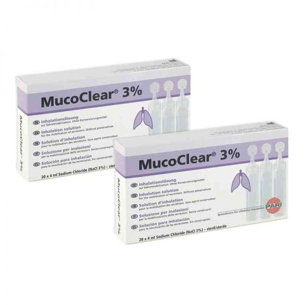 Mucoclear 3% Nacl Inhalationslösung (40X4 ml)