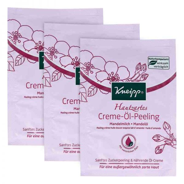 Kneipp hautzartes Creme-öl-peeling (3x40 ml)