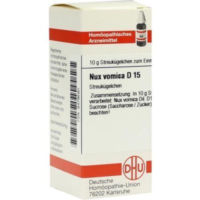 Nux Vomica D 15 Globuli (10 g)