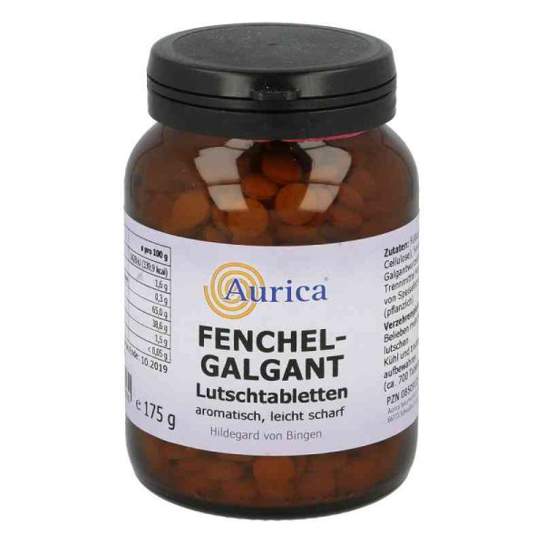 Fenchel Galgant Lutschtabletten Aurica (700 stk)