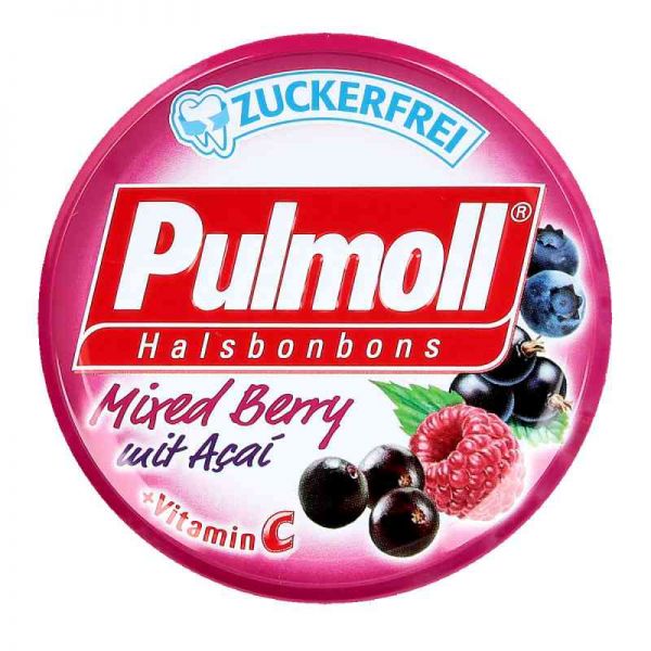 Pulmoll Mixed Berry mit Acai + Vitamin C zuckerfr. (50 g)