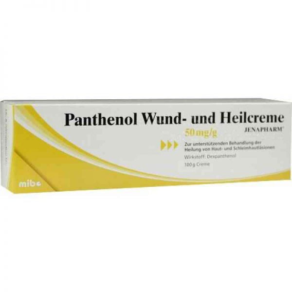 Panthenol Wund- und Heilcreme JENAPHARM 50mg/g (100 g)