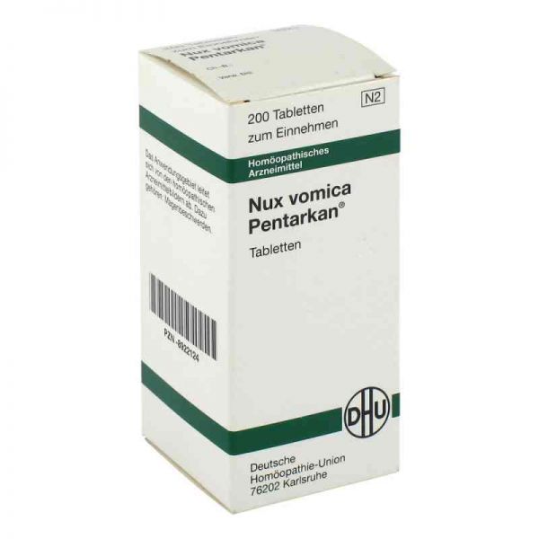 Nux Vomica Pentarkan Tabletten (200 stk)