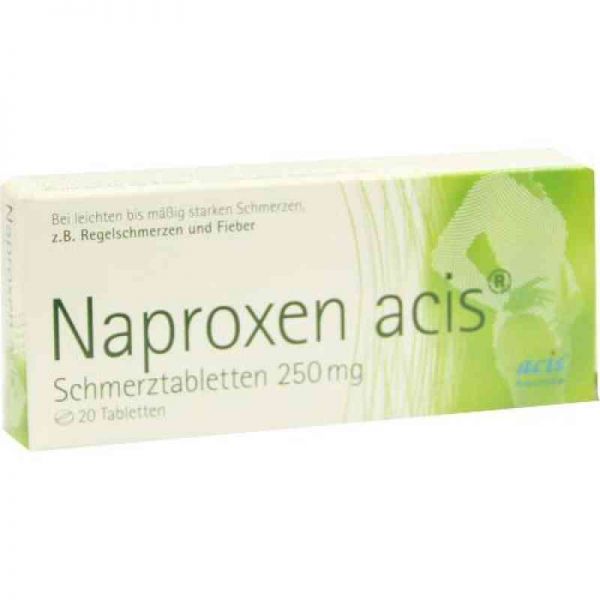 Naproxen acis Schmerztabletten 250mg (20 stk)