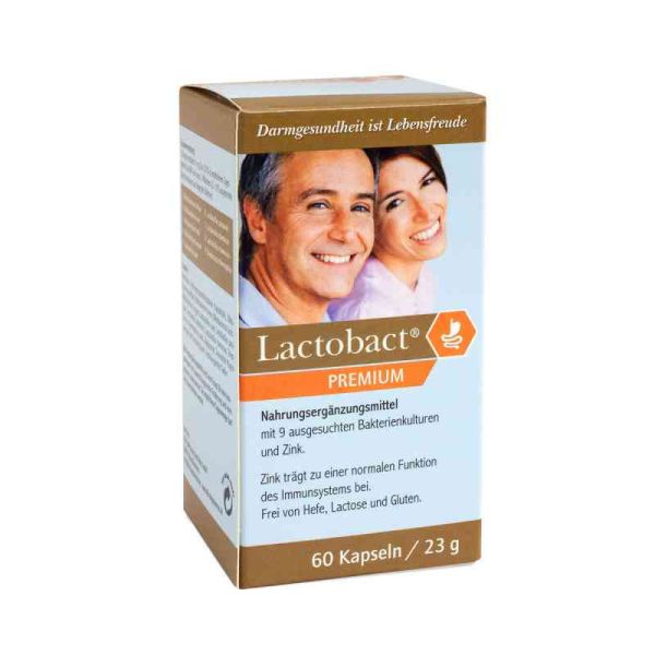 Lactobact Premium magensaftresistente Kapseln (60 stk)