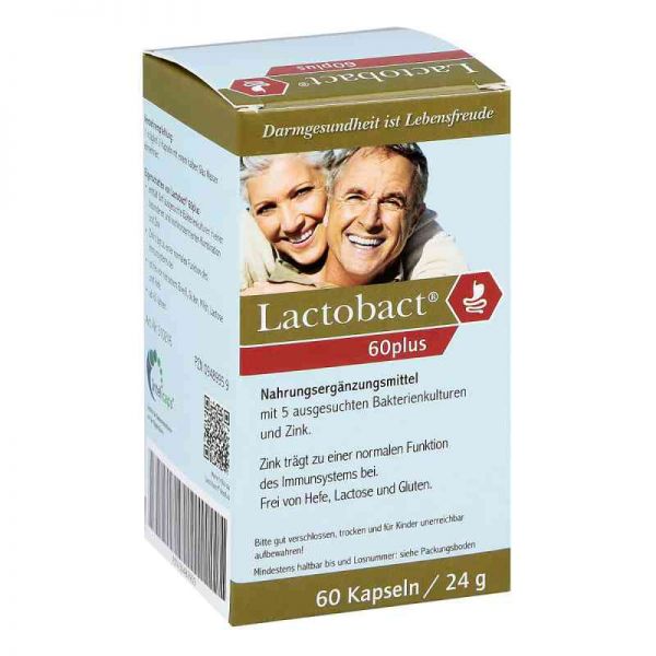 Lactobact 60plus magensaftresistente Kapseln (60 stk)