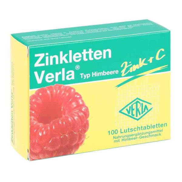 Zinkletten Verla Himbeere Lutschtabletten (100 stk)