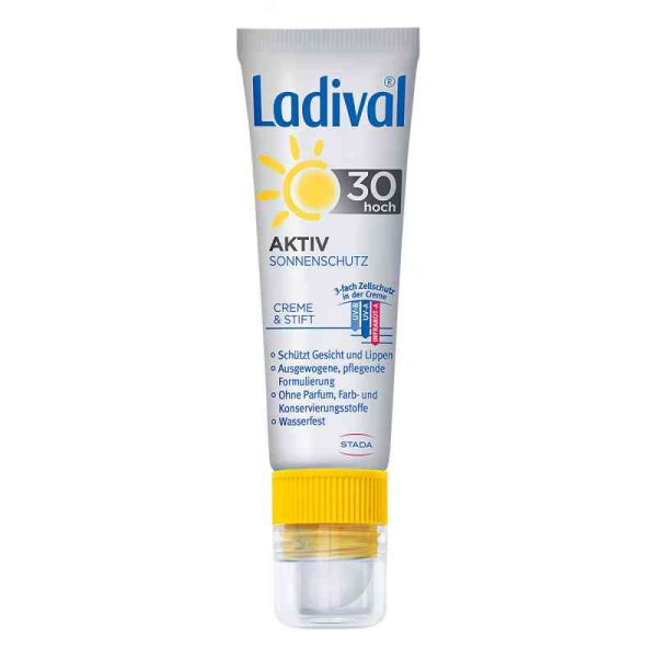 Ladival Aktiv Sonnenschutz für Gesicht und Lipp. Lsf30 (1 Pck)