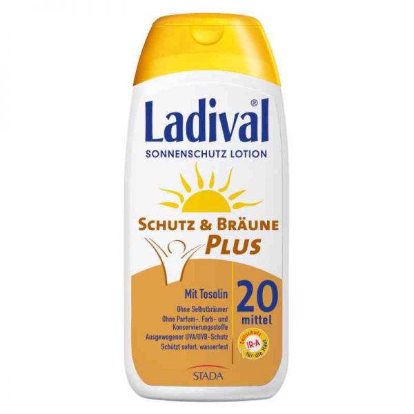 Ladival Schutz&bräune Plus Lotion Lsf 20 (200 ml)