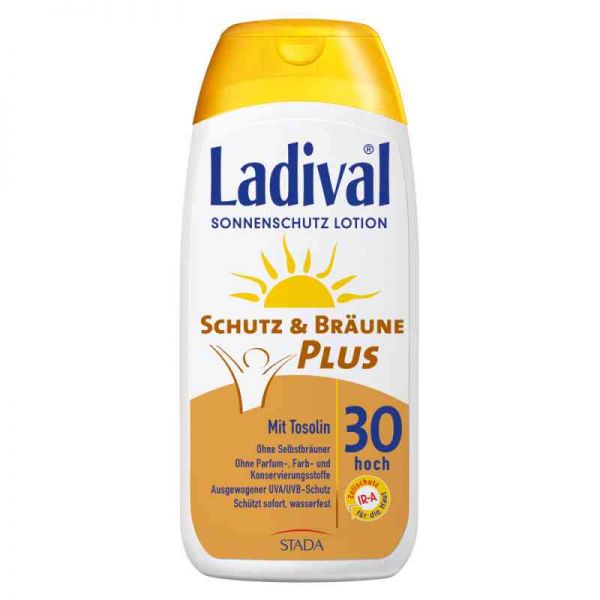 Ladival Schutz&bräune Plus Lotion Lsf 30 (200 ml)