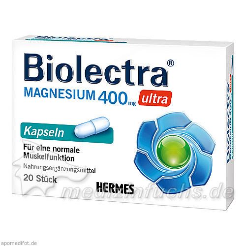 Biolectra Magnesium 400mg ultra, 20 ST