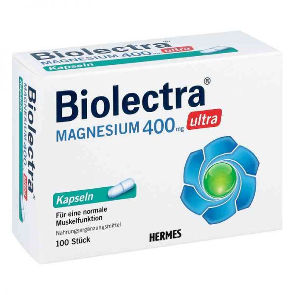 Biolectra Magnesium 400 mg ultra Kapseln (100 stk)